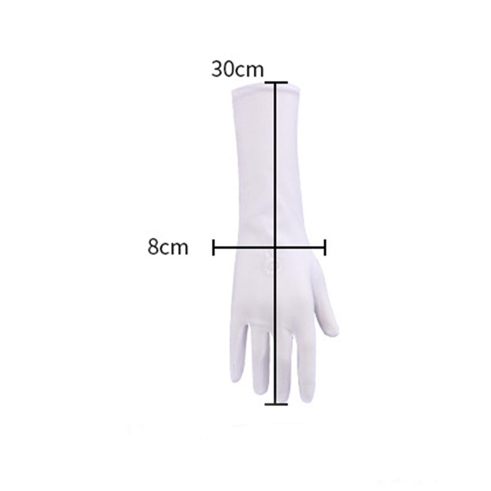 Summer Embroidered Breathable Stretch Anti-slip Sunscreen Gloves Mittens Driving Glove Anti UV