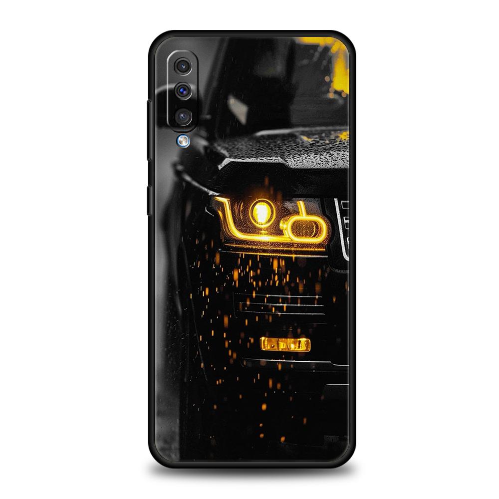 Male Men Brand SUV Sports Cars Phone Case for Samsung Galaxy A24 A13 A53 A73 A33 A22 A12 A02 A03 A05 A70 A50 5G Silicone Shell