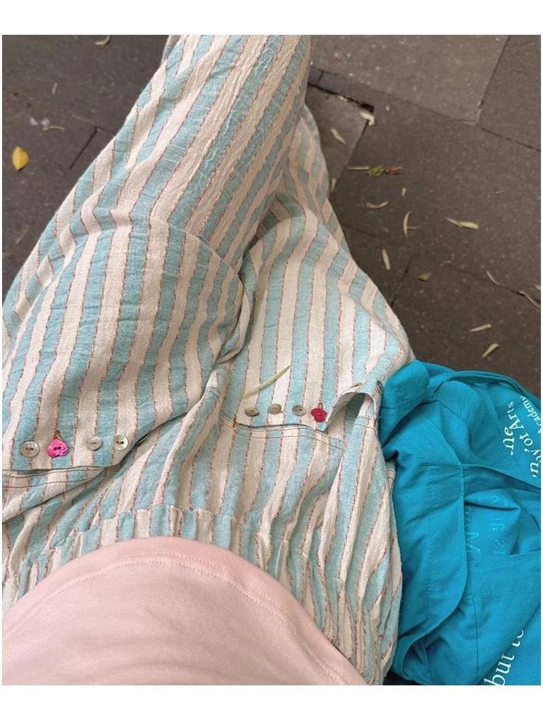 Женские полосатые брюки для отдыха с высокой посадкой: Летняя повседневная одежда для сна больших размеров 2025