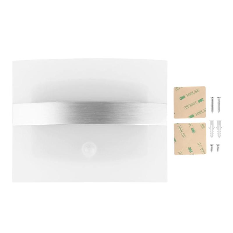 1.4W NEW HUMAN LIGHT Indoor Kinkiet Amazon Creative Smart Home Light Night Lamp (Pure White)