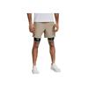 Under Armour UA Vanish Color Block Logo Comfortable Breathable Quick Dry Casual Shorts Men shorts Khaki 1373718-203