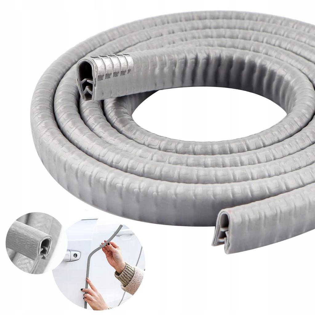STRONG REINFORCED EDGE SEAL FOR STRIP 10mm x 8mm x 5M GRAY