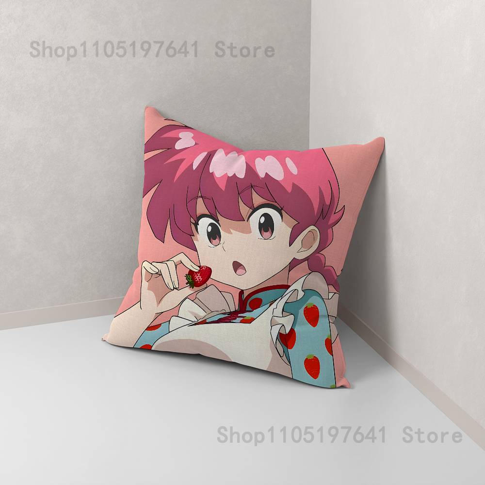 КРУТЫЕ Наволочки для подушек Ranma 1 2 милый мультяшный аниме-аксессуар Декоративная наволочка для подушки на кровать/диван Мягкая наволочка