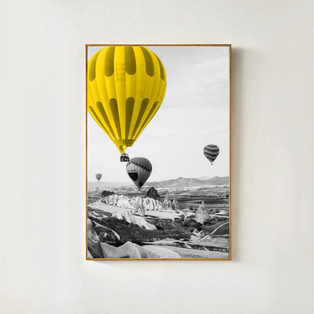 Картина на холсте в скандинавском стиле, Лондонская улица, черный, белый, красный, с изображением зонтика для гостиной, украшения стены дома, без рамки