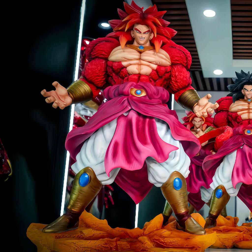 Dragon Ball Super Saiyan 4 Broly Gk Figure Anime Peripheral Statue Collectible Desktop Decoration Model For Otaku Anime Fans