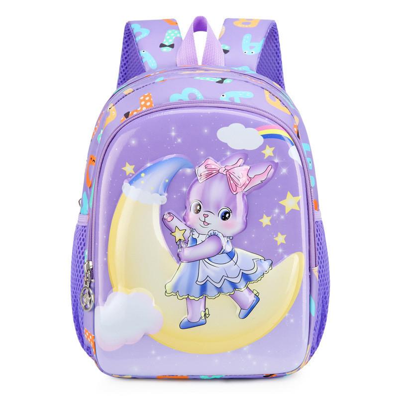 Charming Cartoon Oxford Cloth Lightweight Kids Backpack For Boys And Girls