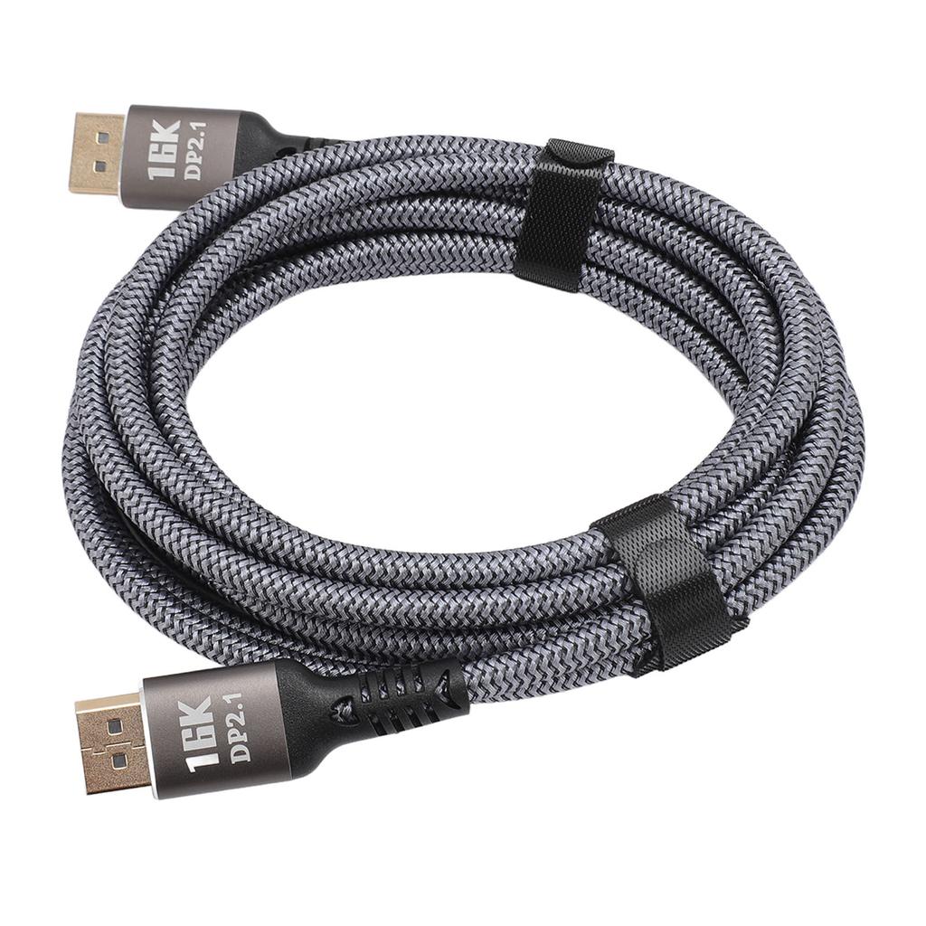 9,8-футовый удлинительный кабель Displayport Кабель Displayport 2.1 16K при 30 Гц 40 Гбит/с 3D Dynamic HDR