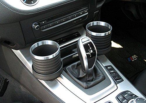 ALCABO Drink & Pocket Holder, Black Cup (AL-B113B) for BMW Z4 Series (E89 with Ashtray) Right-Hand Drive/Left-Hand Drive
