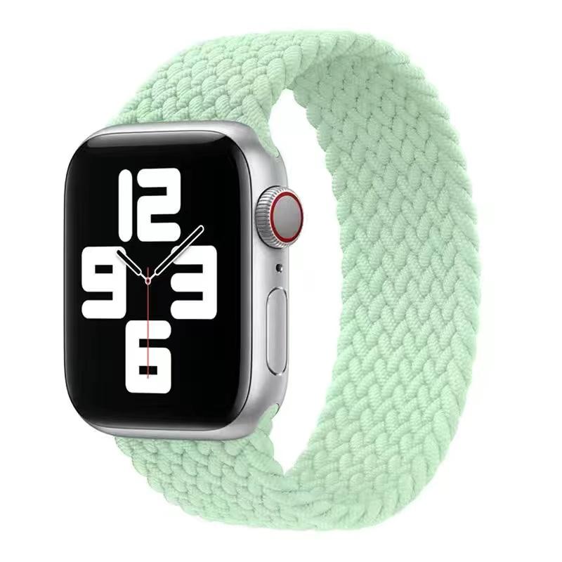 Плетеная петля Solo для Apple Watch Band 44 мм, 40 мм, 45 мм, 41 мм, 49 мм, 42 мм, 38 мм, эластичный браслет IWatch Series 7, 3 SE, 6, 8, ультра-ремешок для ремешка для наручных часов