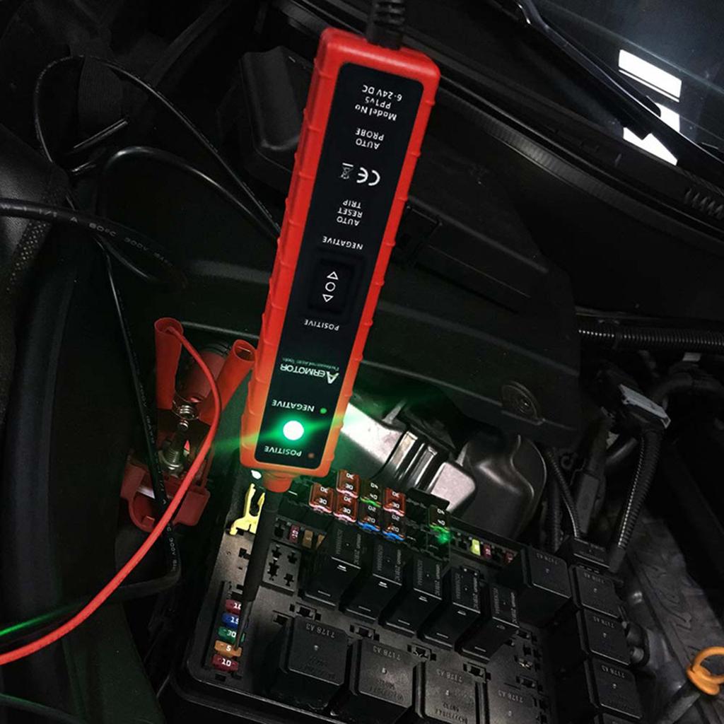 Автомобильный тестер электрических цепей, детектор полярности, определение непрерывности цепи, тестер короткого замыкания