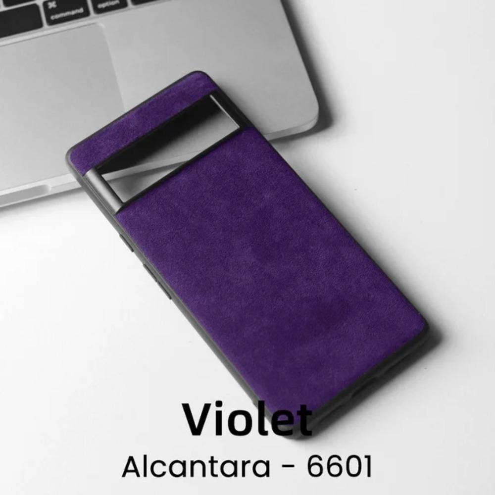 Чехол из алькантары для Google Pixel 10 Pro XL 5G 9 Pro 9A 8 8A 7A 7 6A 6 Pixel Fold Натуральная замша + Мягкий край + Жесткий ПК-чехол