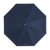 Moonbat Складной зонт от дождя или Премиальный легкий термо- и УФ-зонт с однотонным логотипом, Блеск, Блокировка, Защита, Вышивка, Синий, 22-084-11977-01