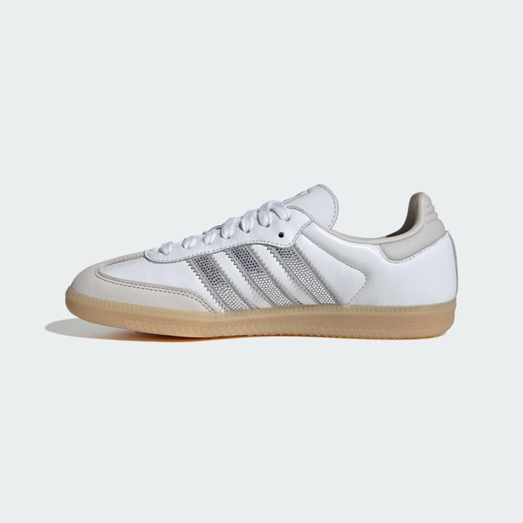 adidas Samba OG KK0063 Unisex Originals Sneakers Cloud White / Silver Metallic / Gum
