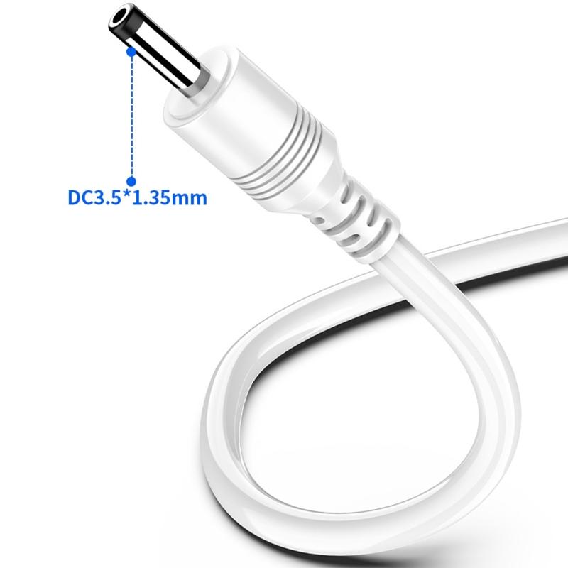 Зарядный кабель USB на DC 3,5x1,35 мм, 0,5/1/1,5 м, для электрической зубной щетки, колонки, мини-вентилятора