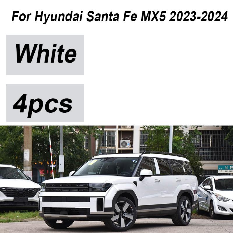 4 шт. Окрашенные Для Hyundai Santa Fe MX5 Аксессуары 2024 Брызговики Передние Брызговики Задние Защитные Заслонки Крылья Автомобильные Аксессуары