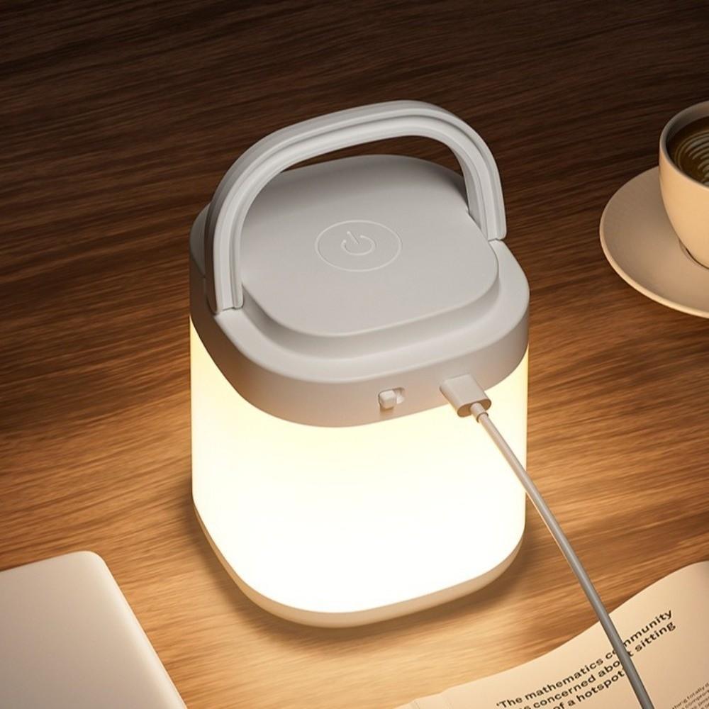 Dimmable Bedside Lamp Rechargeable Reading Table Lamp Durable Sleep Light  Children's Bedroom