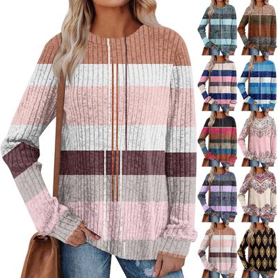 Женский принт Легкий Топ с круглым вырезом из матового хлопка