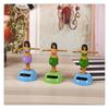 Funny Decoration Car Ornament Hawaii Swinging Girl Shaking Head Dancing Doll Solar Power Toy