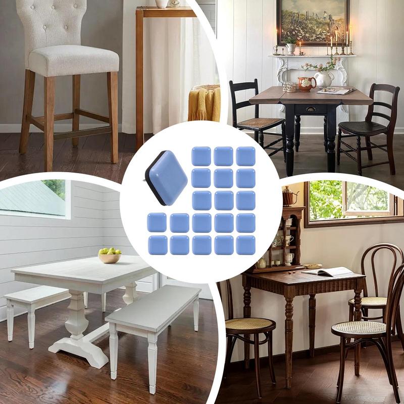 Chair Leg Pads Nail Mounted Furniture Foot Pad Multi-Purpose Furniture Protection Tool For Chairs Benches Chests Tables Sofas