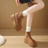 2025 Winter Chunky Platform Thick Bottom Women Snow Boots Keep Warm Cotton Short Booties Shoes