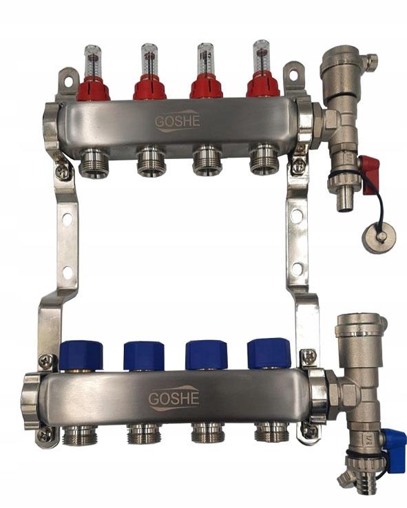 Goshe 6-Circuit Stainless Steel Manifold