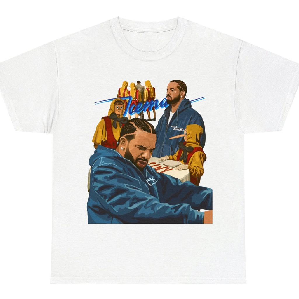 Drake IceUnisex Album Tour 2026 Graphics 100Cotton Shirt Unisex Y2k Hiphop Style Summer Unisexs Oneck Short Sleeve Tshirt Fan Gift