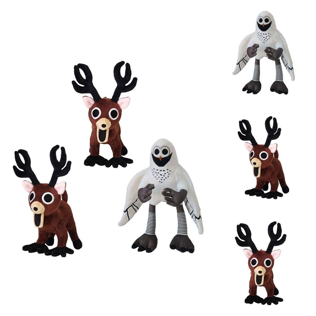 Плюшевая кукла Elk Owl 99nights Terror Game для коллекционеров, подарок и декор в стиле хоррор