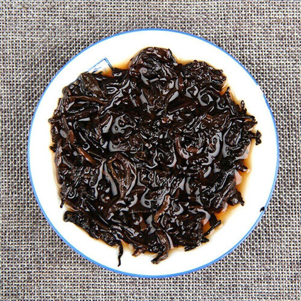 2017 Старое дерево, чистый материал, спелый чай пуэр, Исландия, чай пуэр с золотыми бутонами, 357 г