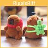 Cute Capybara Stuffed Animal Keychain Soft Plush Toy For Bag Accessories