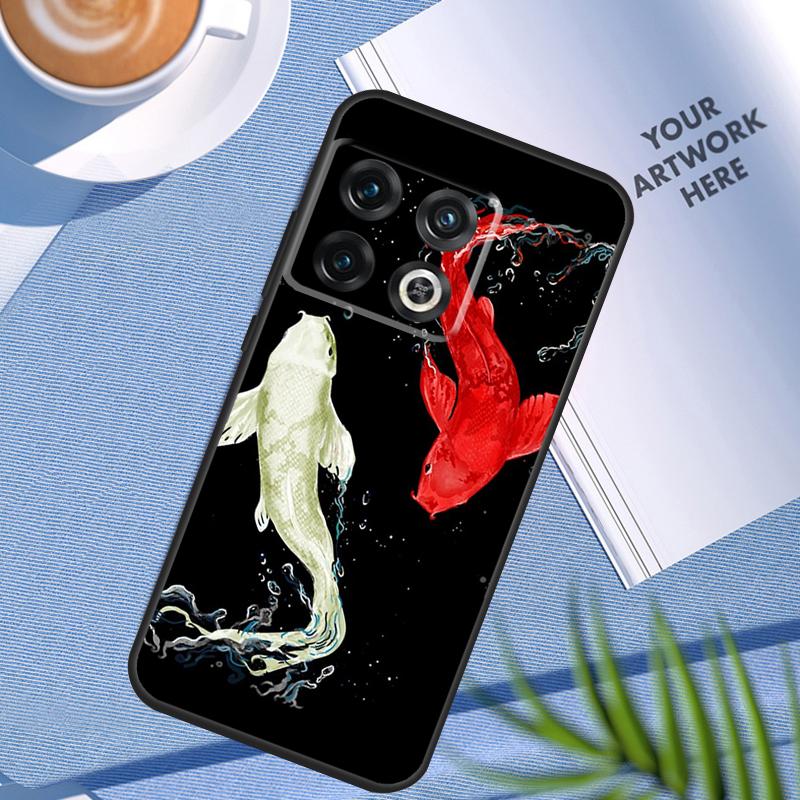 Чехол Ying Yang с рыбками Кои для OnePlus 11 12 9 10 Pro 10R 9R 8T 10T 12R Nord N10 N20 N30 2T CE4 CE 2 3 Lite
