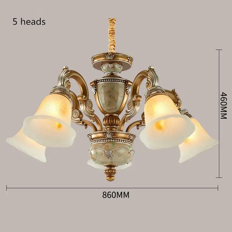 Европейский стиль ретро люстры лампы роскошная вилла гостиная ресторан главная спальня отель торговый центр клубный дом свет
