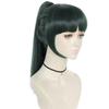 Anime Cosplay Wig Maki Zenin Dark Green Ponytail Costume Heat Resistant Synthetic Hair Jujutsu Kaisen Women Carnival Party Wigs