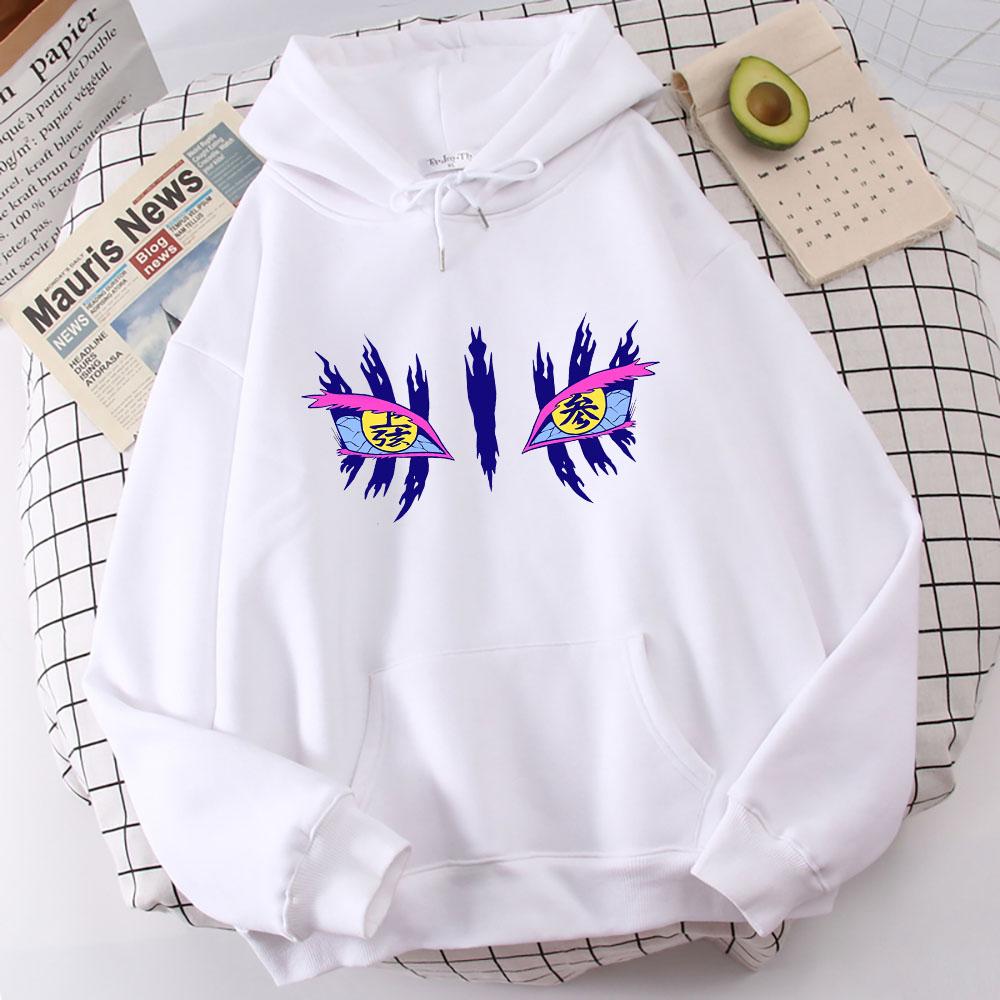 Женская толстовка с длинными рукавами Demon Slayer Akaza Eyes аниме с рисунком женская индивидуальная толстовка в стиле Харадзюку одежда