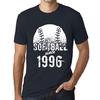 Men’s Vintage Tee Shirt Graphic T Shirt Softball Since 1996 Navy