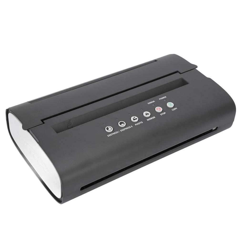 Термальный копировальный аппарат для переноса татуировок, высокоскоростной прозрачный узор, беспроводная тату-машинка, ручка, черная, 100‑240 В