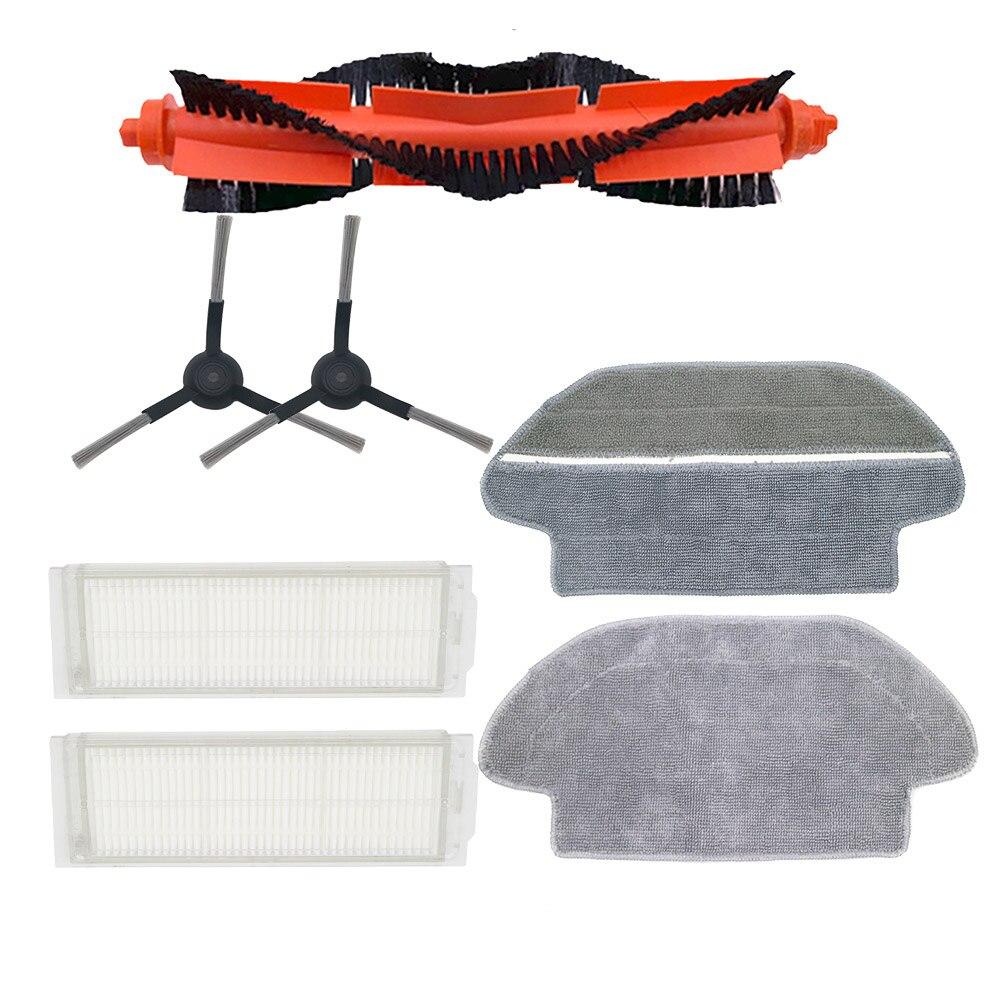 Основная щетка Hepa-фильтр, боковая щетка, ткань для швабры для робота-пылесоса xiaomi STYJ02YM Conga 3490 Viomi V2 PRO, фильтр V-RVCLM21B