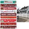 Яркие рождественские флаги для праздничного украшения, полиэстеровые баннеры квадратной формы