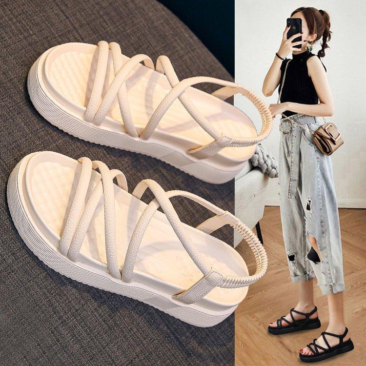 Женские модные повседневные сандалии на платформе