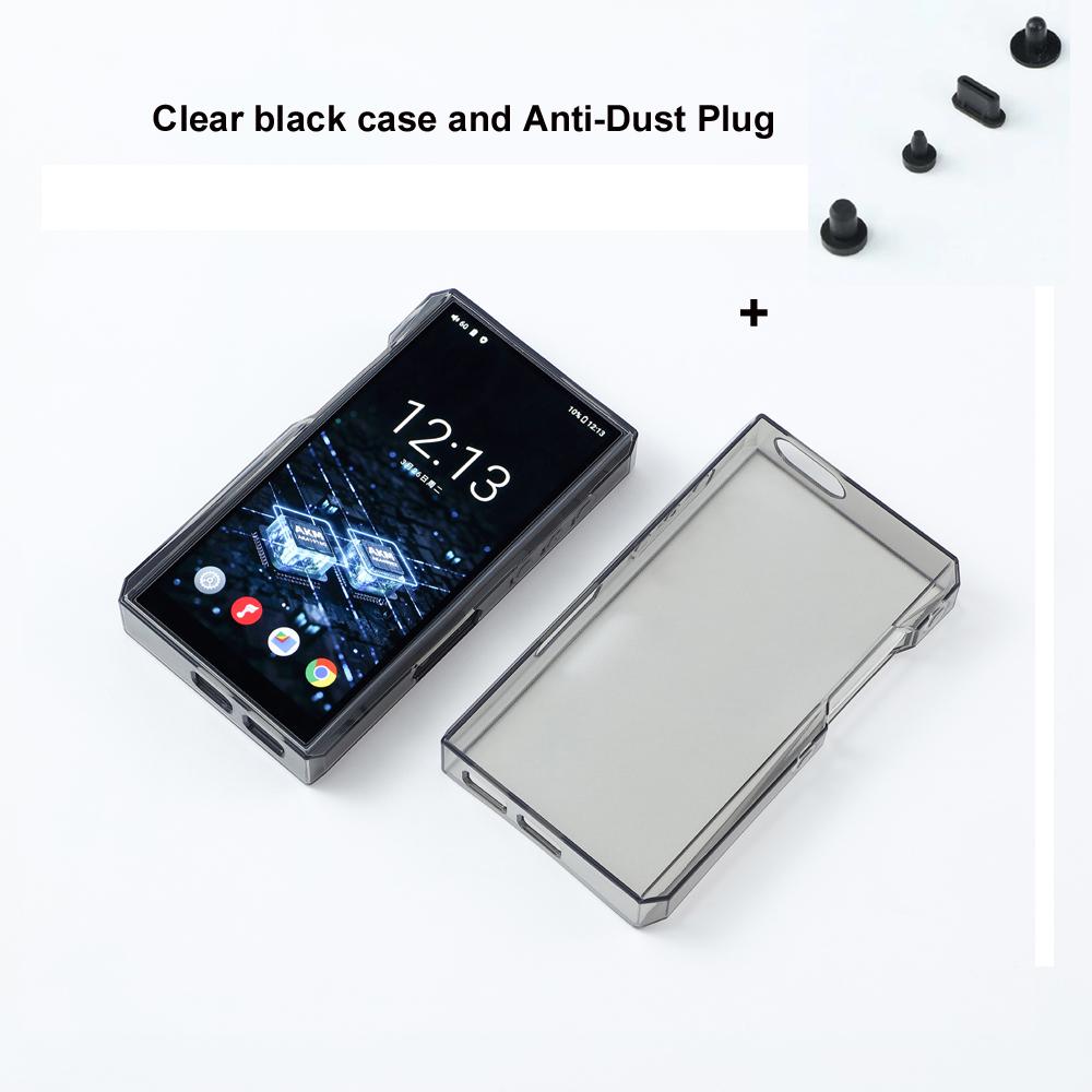 Soft Cover Protective Shell Skin Case / Storage Bag / Tempered Glass Screen Protector Film for Fiio M23