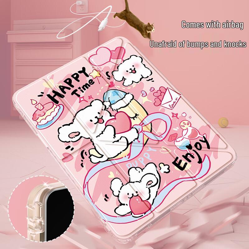 QBOSS Чехол-книжка Y-Fold Love Doggy для Huawei MatePad