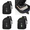 Unisex Casual Travel Backpack With Stripe Pattern For School And Commute