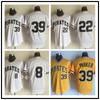 Vintage Pittsburgh Pirates Baseball Jersey Unisex Embroidered Sport Top Lightweight Cotton Blend