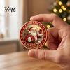 Unique Christmas Stocking Stuffers 2026 Coin, Holiday Commemorative Keepsake with Embossed Colorful Relief Art Coins Santa/Gingerbread Man/Snowman/Elk