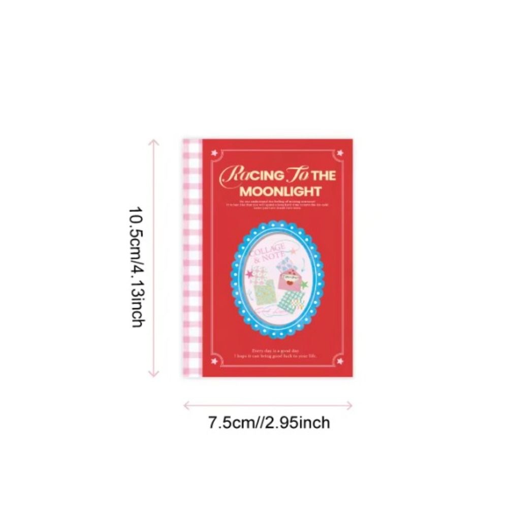 Basic Grid Pattern Memo Pads Moonlight Wish Book Series DIY Journal Decor School Office
