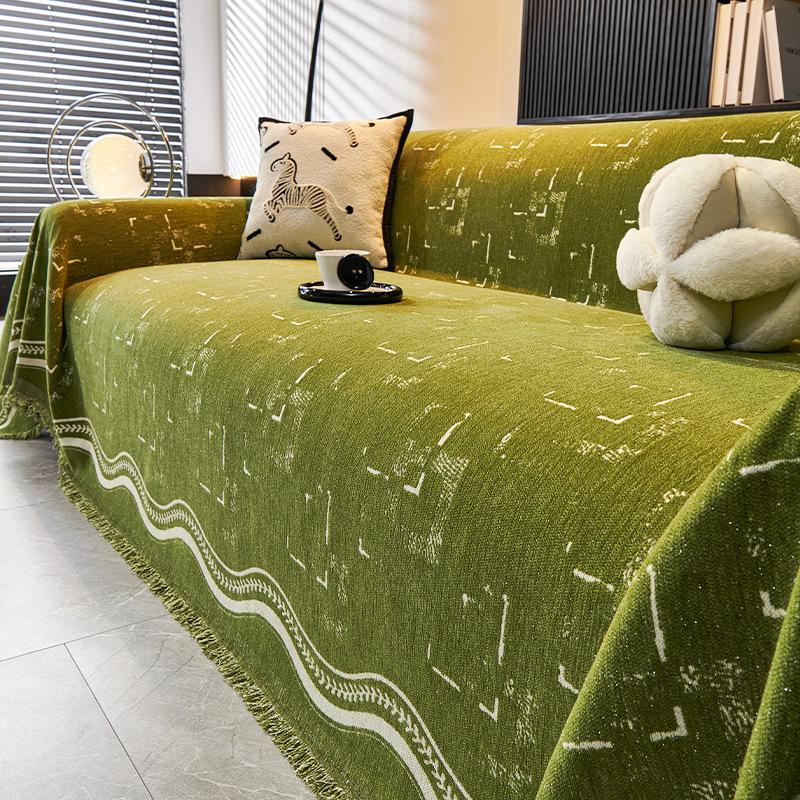 Ретро французский чехол для дивана, легкая роскошь и ощущение высокого класса, всеобъемлющее диванное полотенце для всех сезонов, целое одеяло с полным покрытием
