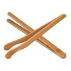 Bamboo Toaster Tongs, Wooden Kitchen Tongs, Perfect for Serving Pickles, BBQs, Grilled Meats, Pickles, Bread, Fruits, and More, Set of 2