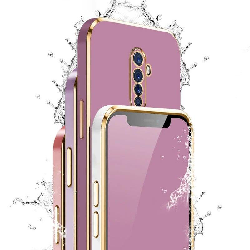 Чехол для OPPO Reno2 F, чехол для телефона Oppo Reno2z Oppo Reno 2, чехол CPH1989 CPH1907, роскошный противоударный чехол с квадратным покрытием