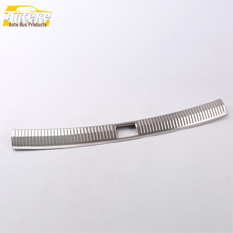 Tiguan L 2017 Rear Guard Plate Sequin & Tailgate Trunk Protection Pedal - Stainless Steel Decorative Sticker