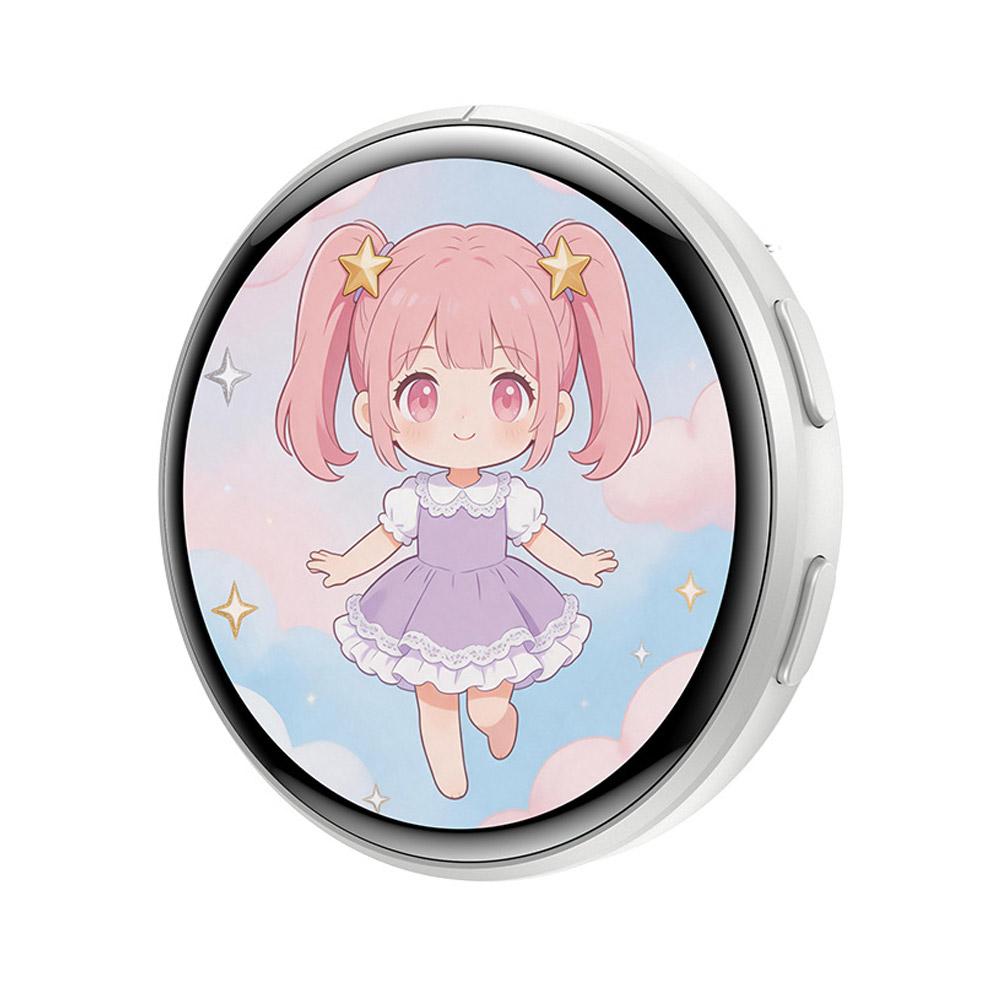 Dynamic Electronic Badge Display Pin 1.5 In Touch Screen Anime Electric E-Badge For Game Peripherals Excellent Fans Friends Birthday Gift