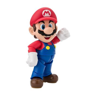 TAMASHII NATIONS S.H.Figuarts Супер Марио (СУПЕР МАРИО) приблизительно. 100-мм подвижная фигурка из АБС-пластика и ПВХ, окрашенная